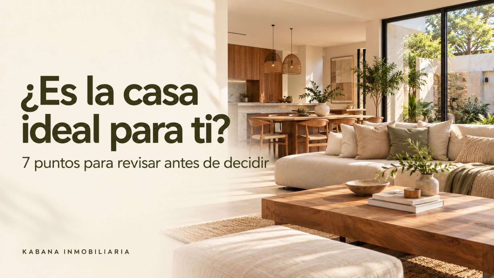 ¿Es la casa ideal para ti? 7 puntos para revisar antes de decidir